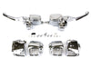 Handlebar Control Kit with Hydraulic Clutch - Chrome. Fits Big Twin 1996-2010 with Single Disc Rotor.
