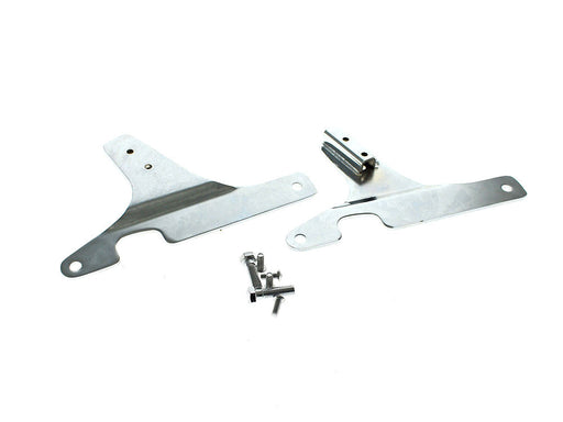 Sissy Bar Side Straps - Chrome. Fits FX Softail 1984-1999 & FXWG 1980-1986