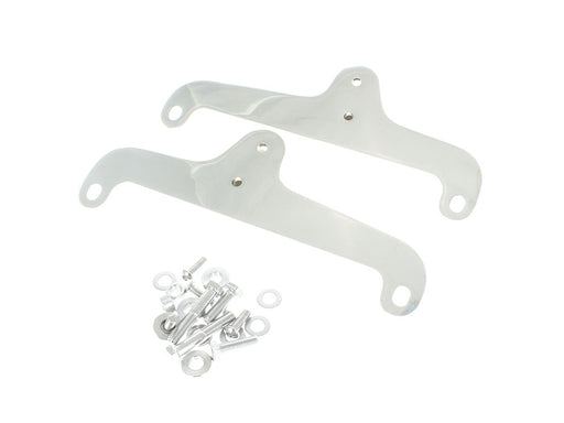 Sissy Bar Side Straps - Chrome. Fits 4Spd FX Models 1972-1985