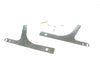 Sissy Bar Side Straps - Chrome. Fits Dyna 1991-2001