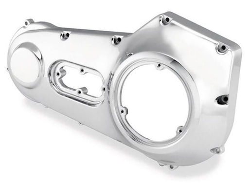 Outer Primary Cover - Chrome. Fits Softail 1995-1998 & Dyna 1995-1998.