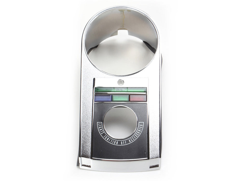 Dash - Chrome. Fits Softail 1984-1990, FLH 1968-1990 & FXWG 1985-1986.