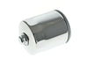 Oil Filter with Hex Nut & Magnetic Ring - Chrome. Fits Twin Cam 1999-2017