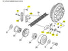 Primary Chain Adjuster Kit. Fits Big Twin 1965-2000