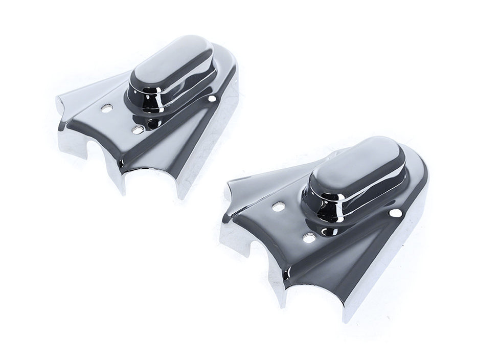 Rear Axle Covers - Chrome. Fits Softail 1986-2007