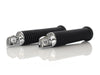 Extended Footpegs with Black Rubber & Male Mount.