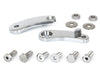 Front Turn Signal Relocation Brackets - Chrome. Fits Springer Softail.