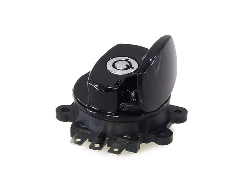 Ignition Switch - Gloss Black. Fits Softail 2003-2010, Road King 2003-2013 & Dyna Wide Glide 2003-2011.