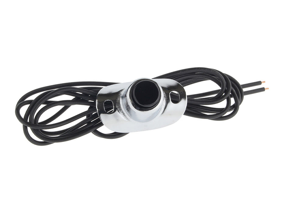 Early Style Horn or Starter Switch - Chrome. Fits any 1in. Handlebar.