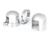 Upper Shock Covers - Chrome. Fits Big Twin 1958-1984 & Sportster 1952-1978.