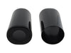 Standard Length Slider Covers - Gloss Black. Fits FL Softail 1986-2017, Touring 1980-2013 & 4Spd FL 1948-1984.