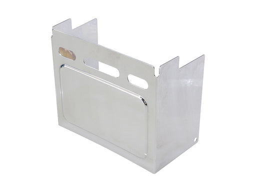 Battery Side Cover - Chrome. Fits Dyna 1991-1996