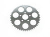 49 Tooth, Flat Steel Rear Chain Sprocket - Chrome. Fits Big Twin 1973-1999 & Sportster 1979-1999.