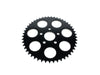 49 Tooth, Flat Steel Rear Chain Sprocket - Gloss Black. Fits Big Twin 1973-1999 & Sportster 1979-1999.