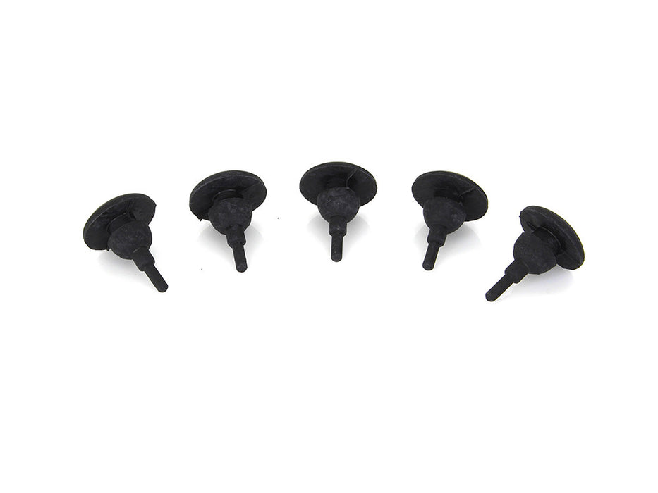 Jiffy Stand Bumper Rubber - Pack of 5. Fits Softail 1989-2006, Dyna Convertible 1994-2000, Dyna Super Glide Sport 1999-2005 & Sportster 1986-1988