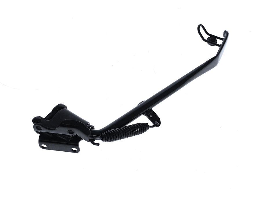 Jiffy Stand Kit - Gloss Black. Fits Softail 1989-2006 & Retro-Fits 4Spd Big Twin 1936-1986