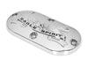 Live to Ride Primary Inspection Cover - Chrome. Fits Softail 1986-2006 & Dyna Wide Glide 1993-2005.