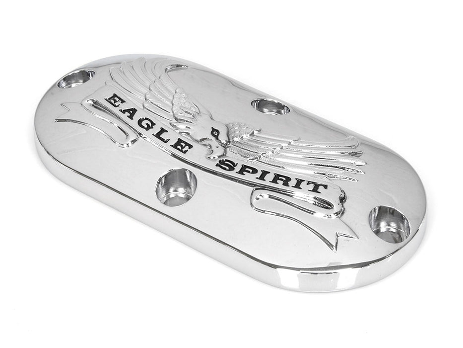 Live to Ride Primary Inspection Cover - Chrome. Fits Softail 1986-2006 & Dyna Wide Glide 1993-2005.