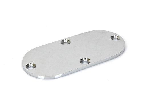 Primary Inspection Cover - Chrome. Fits 4Spd Big Twin 1965-1985