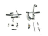Forward Controls with O-Ring Footpegs - Chrome. Fits Sportster 1991-2003