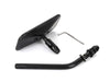 Rectangular Mirror - Black. Fits Left or Right.