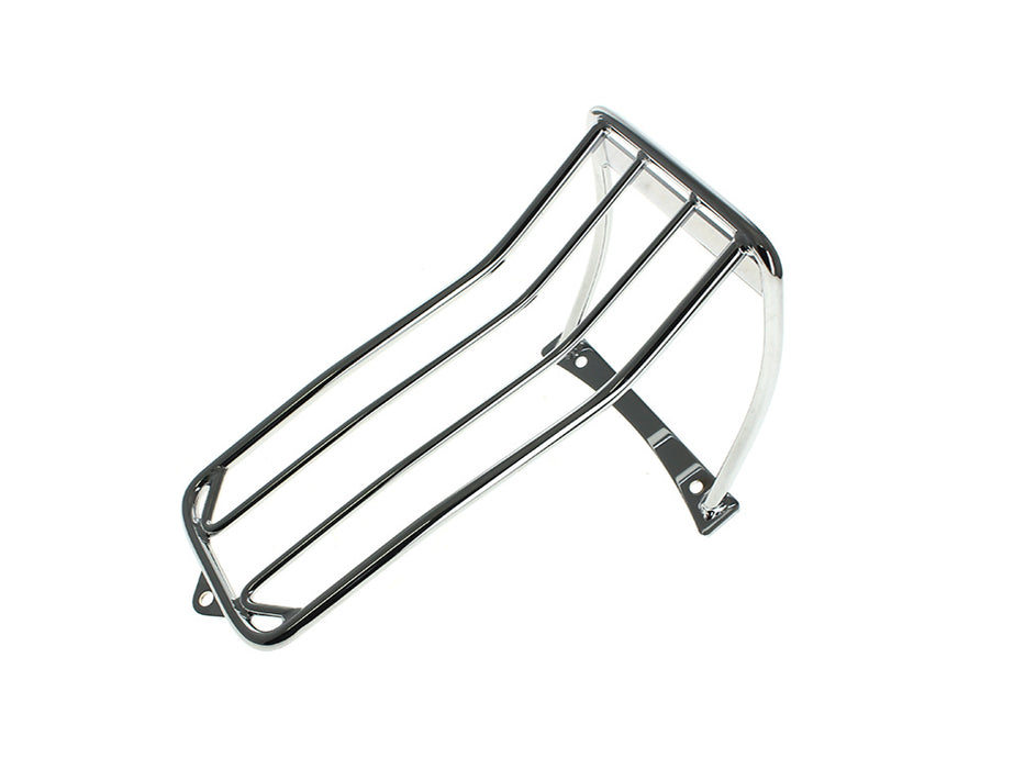 Luggage Rack - Chrome. Fits FX Softail 2000-2005 with 150 Tyre & Bob Tail Fender.