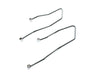 Saddlebag Supports - Chrome. Fits Softail 1984-1999