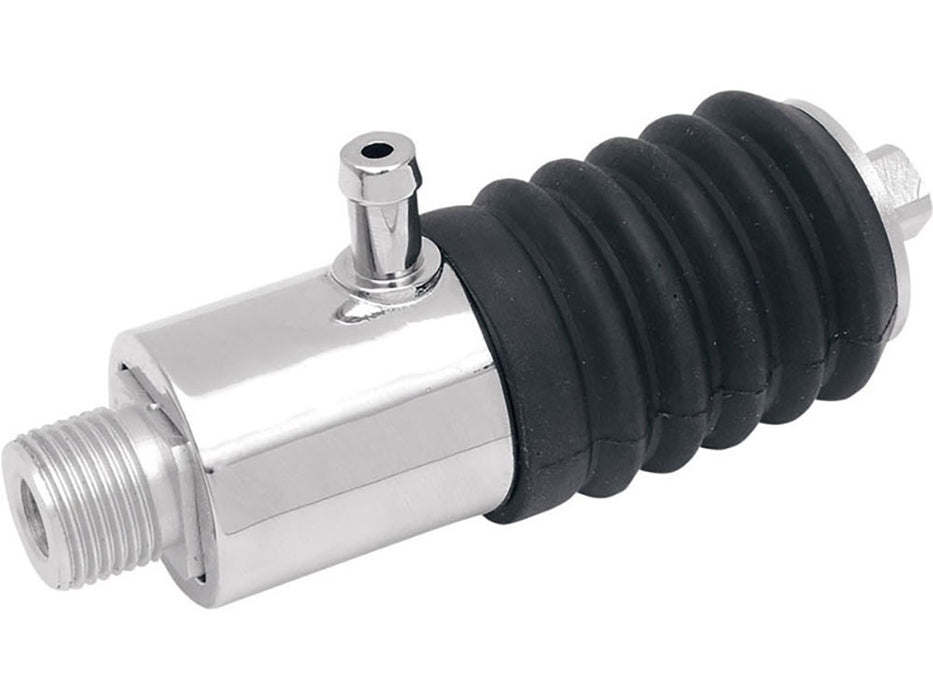 Rear Brake Master Cylinder - Chrome. Fits Softail 1987-1999 & FXR 1987-1994.