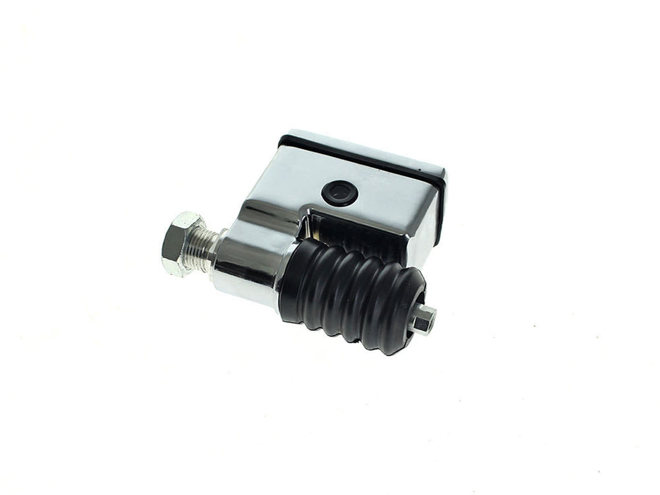 Rear Brake Master Cylinder - Chrome. Fits Dyna 1991-2005.