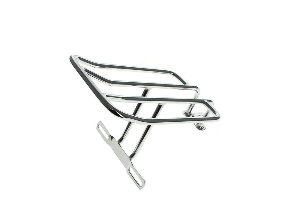 Rear Fender Luggage Rack - Chrome. Fits Dyna 2006-2017