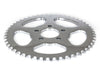 51 Tooth, Flat Steel Rear Chain Sprocket - Chrome. Fits Big Twin 2000up & Sportster 2000-2021.