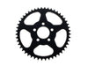 48 Tooth, Flat Steel Rear Chain Sprocket - Black. Fits Big Twin 2000up & Sportster 2000-2021.