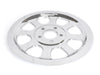 Rear Pulley Cover - Chrome. Fits Softail 2000-2006 with 70 Tooth Pulley.