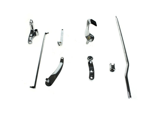 Standard Length Forward Controls - Chrome. Fits Dyna 1991-2017