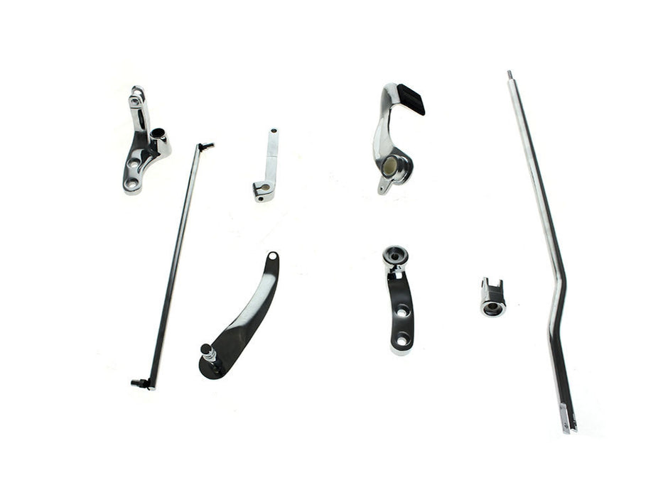Standard Length Forward Controls - Chrome. Fits Dyna 1991-2017