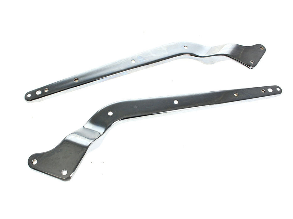 Rear Fender Struts - Chrome. Fits Heritage Softail 2000-2007