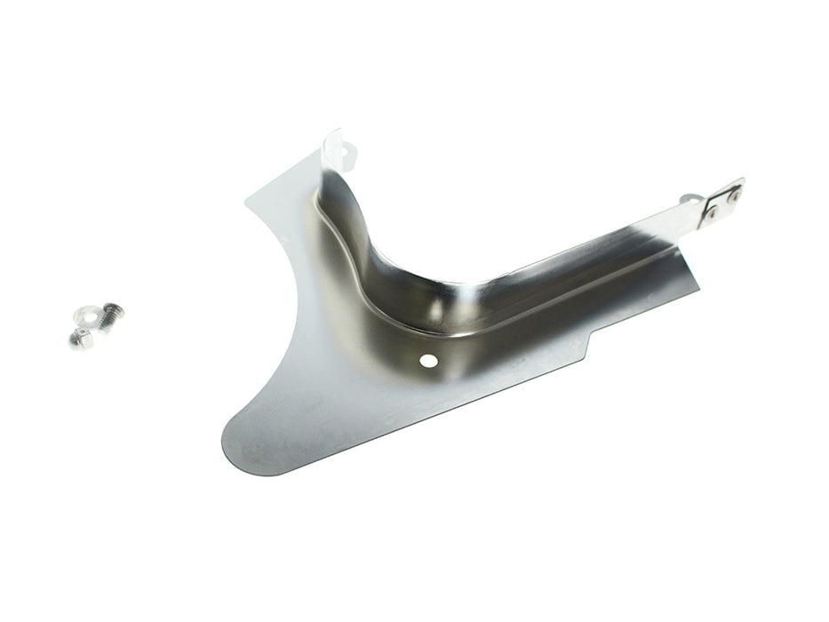 Lower Belt Guard - Chrome. Fits Softail 2000-2006