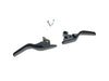 Smooth Shorty Hand Levers - Black. Fits Softail 2015-2024