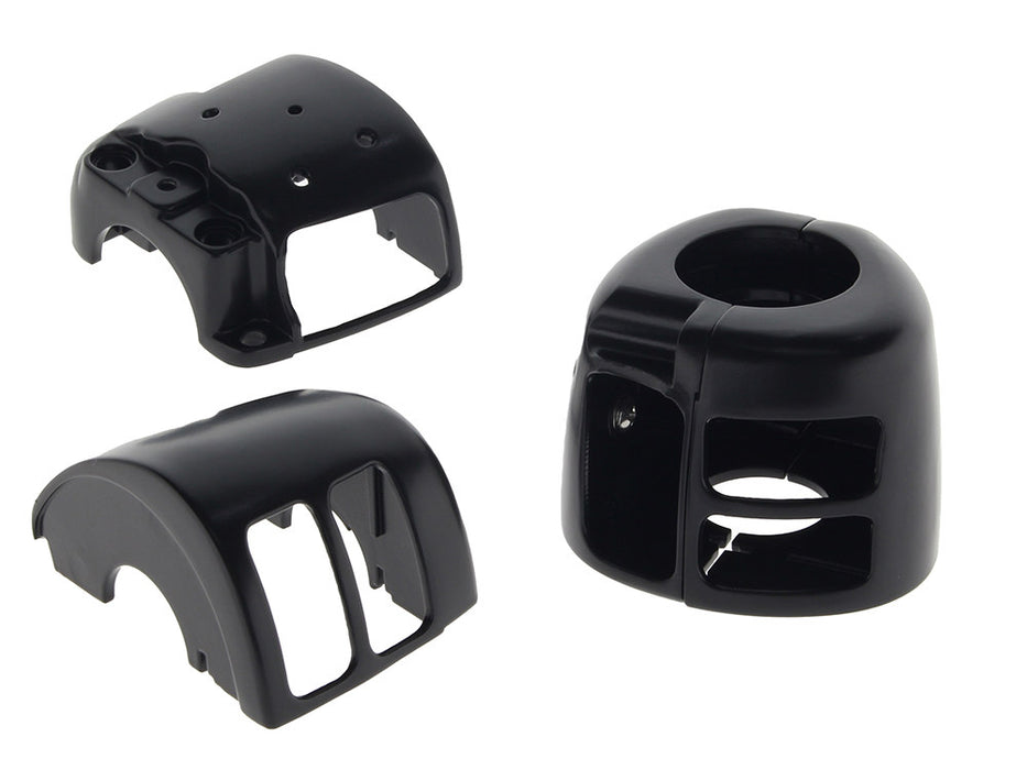 Handlebar Control Kit - Black. Fits Most Big Twin & Sportster 1996-2011 Models with Front Dual Disc Rotors.