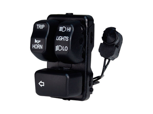 Left Hand CanBus Handlebar Control Module - Black Switches. Fits Softail 2011-2024, Dyna 2012-2017 & Sportster 2014-2021