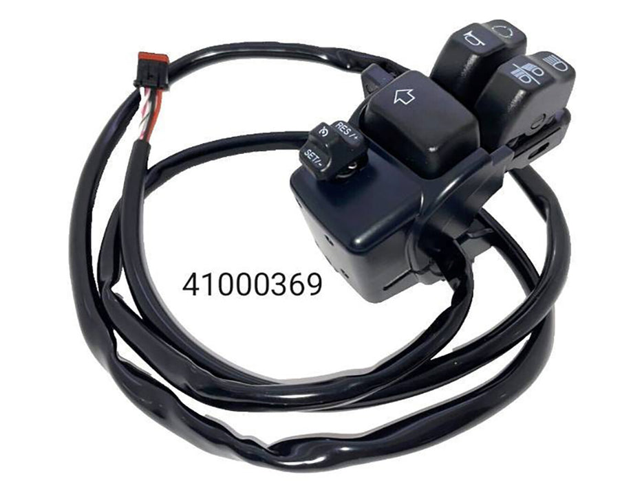 48in. Handlebar Wiring Harness - Black Switches. Fits Big Twin & Sportster 1982-1995