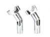4-1/2in. Pullback Risers - Chrome. Fits 1in. Handlebar.