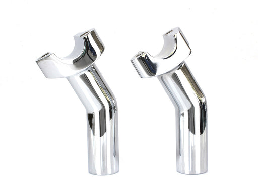 4-1/2in. Pullback Risers - Chrome. Fits 1in. Handlebar.