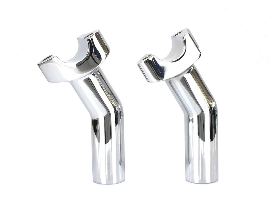 4-1/2in. Pullback Risers - Chrome. Fits 1in. Handlebar.