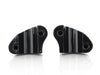 2in. Straight Risers - Black. Fits 1in. Handlebar.