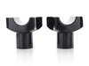 2in. Straight Risers - Black. Fits 1in. Handlebar.