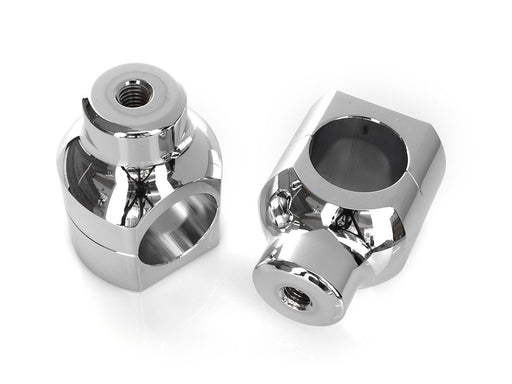 1-1/2in. Tall Billet Risers - Chrome. Fits 1-1/2in. Handlebars.