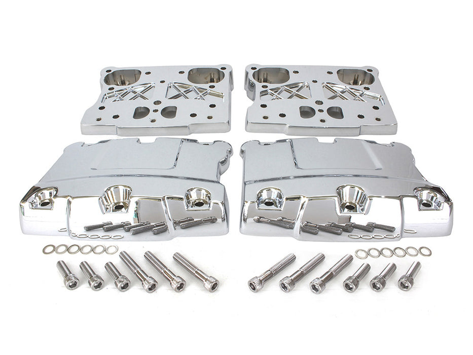 Rocker Covers - Chrome. Fits Twin Cam 1999-2017