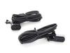 Under Perch Turn Signals - Black. Fits Softail 1984-2014, Dyna 1991-2017 & Sportster 1982-2003.