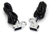 Under Perch Turn Signals - Chrome. Fits Sportster 2014-2021